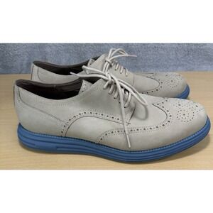 Cole Haan Originalgrand Men's 13 C39860 Short Wingtip Oxford Sesame Nubuck